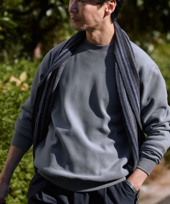 SHIPS:〈吸湿発熱〉モイスチャー クルーネック プルオーバー｜ SHIPS