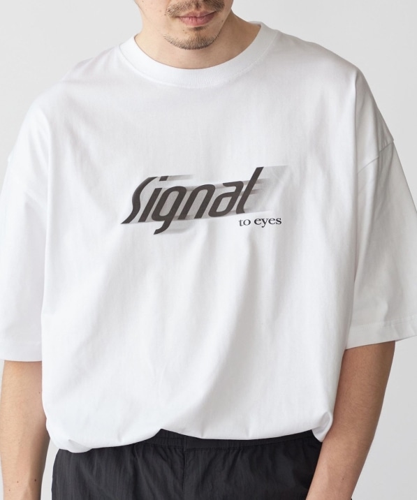 SHIPS:〈遮熱/UVカット/吸水速乾/接触冷感〉SHELTECH(R) ロゴ Tシャツ