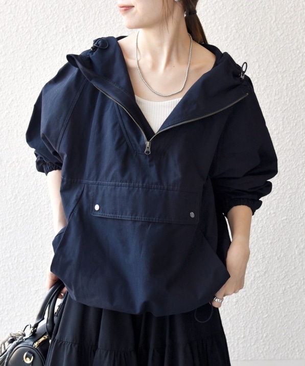 SHIPS any: ハーフジップ ビッグ アノラック パーカー｜ SHIPS 公式サイト