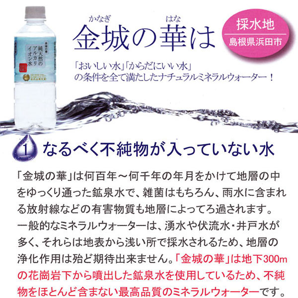 金城の華（500ml）【24本セット】【ケイ・エフ・ジー】