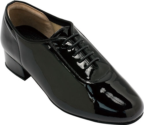 ダンスシューズ メンズ《ラテン》 M-26（黒エナメル） ｜ 社交ダンス