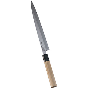 正本総本店 正本 本霞玉白鋼 相出刃 24cm - 調理器具のSHOKUBI