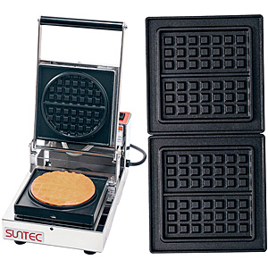 サンテック マルチベーカープチ フッ素加工付 MPT-1 ワッフル丸型