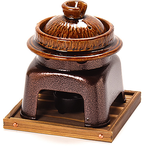 飴釉羽釜かまどセット - 調理器具のSHOKUBI