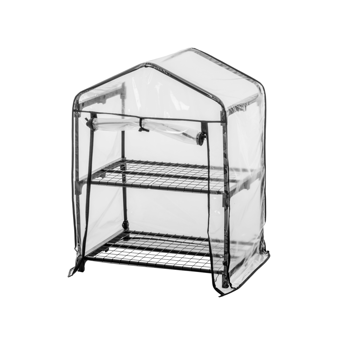 ビニール温室棚2段: DIY・園芸