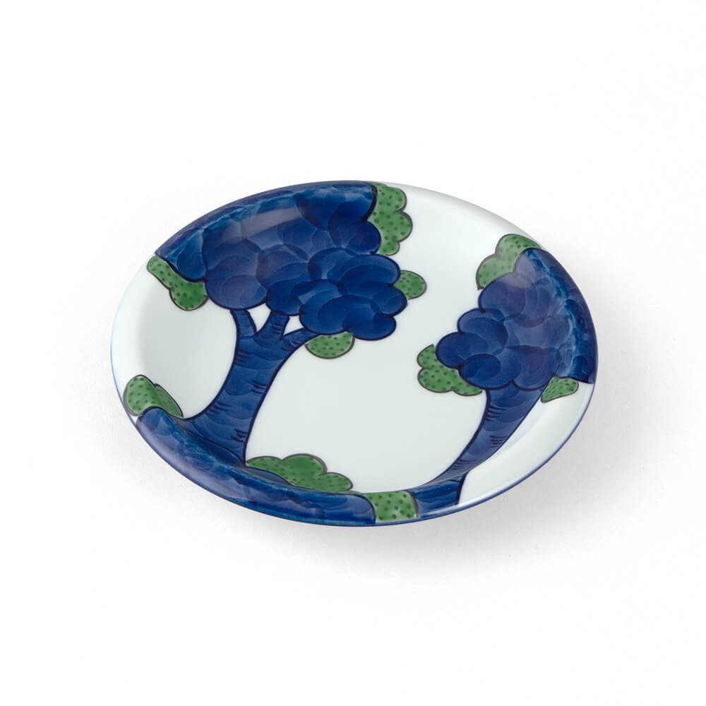 染錦大樹 銘々皿 ｜ 有田焼の源右衛門窯公式オンラインショップ