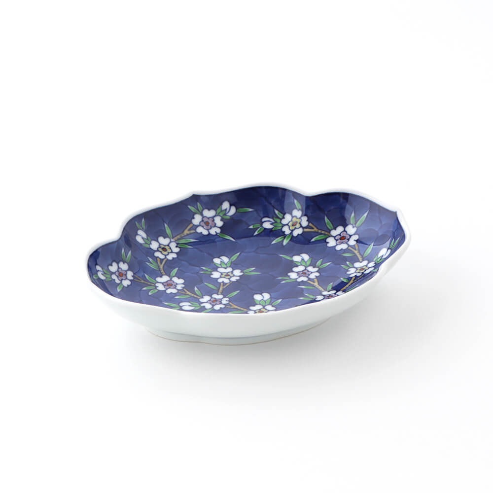 染錦小花文 銘々皿 ｜ 有田焼の源右衛門窯公式オンラインショップ