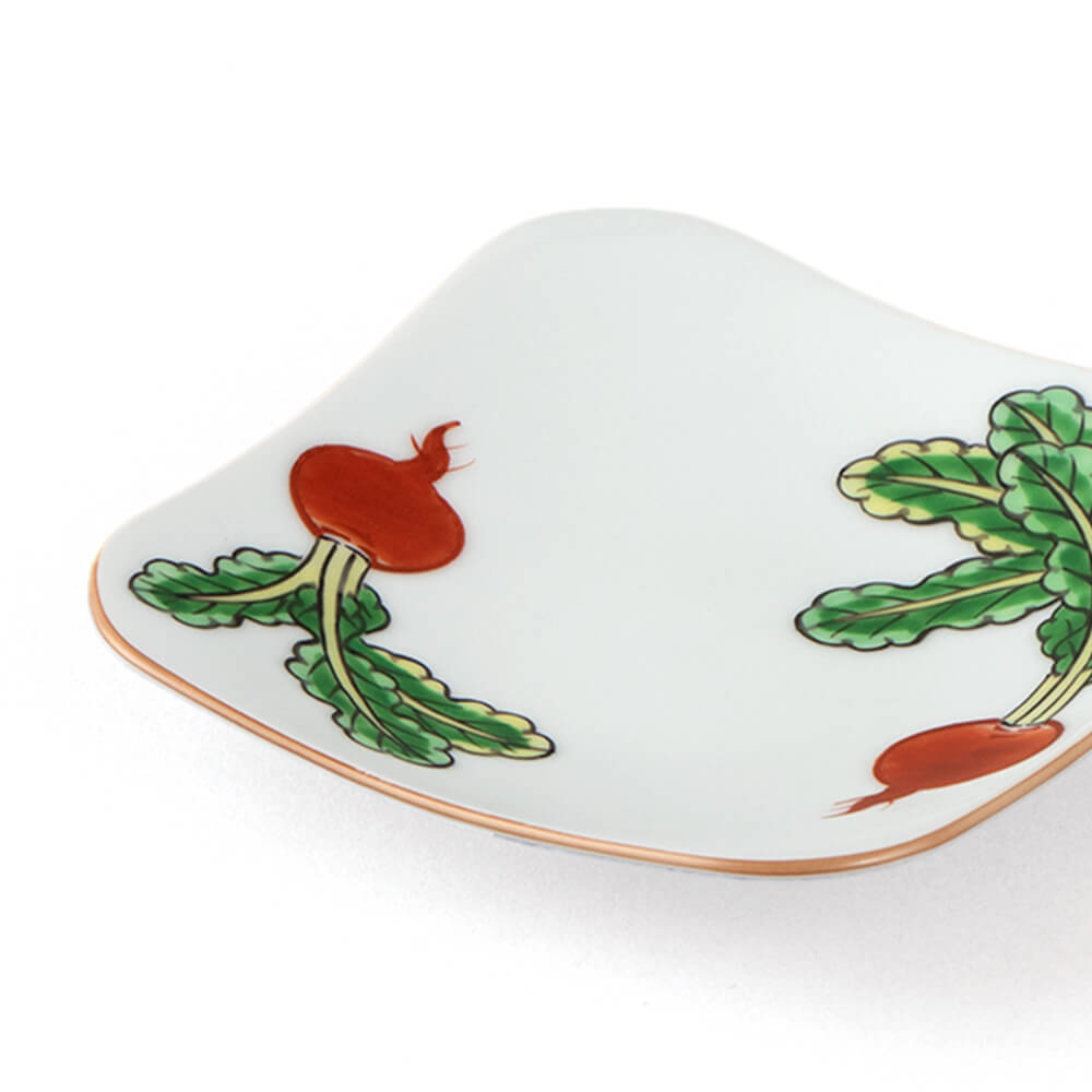 赤絵蕪絵 小皿 ｜ 有田焼の源右衛門窯公式オンラインショップ