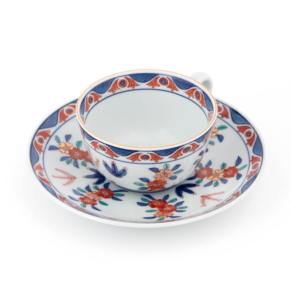 古伊万里風桜図 碗皿 ｜ 有田焼の源右衛門窯公式オンラインショップ