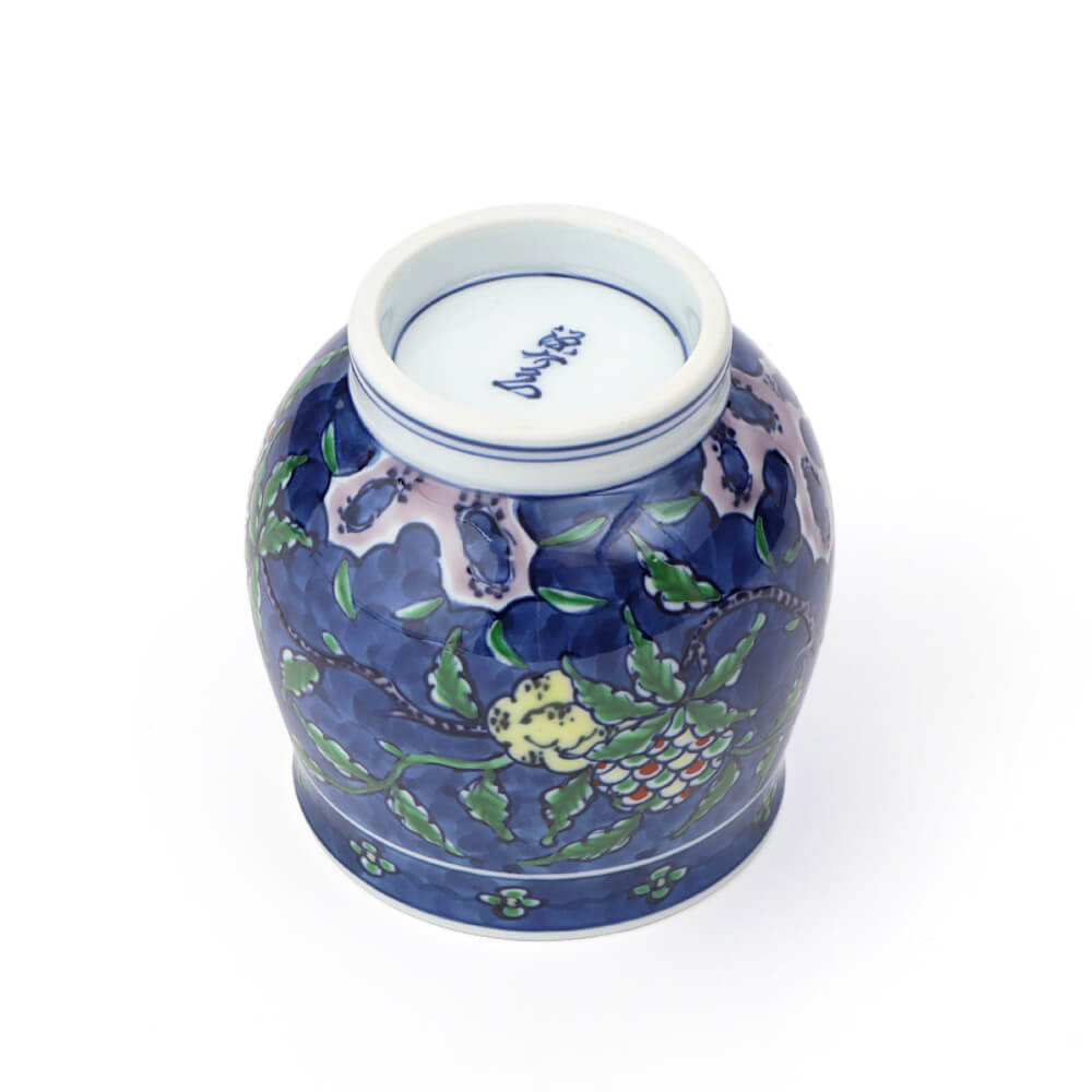 染錦古代花鳥 湯呑（小） ｜ 有田焼の源右衛門窯公式オンラインショップ