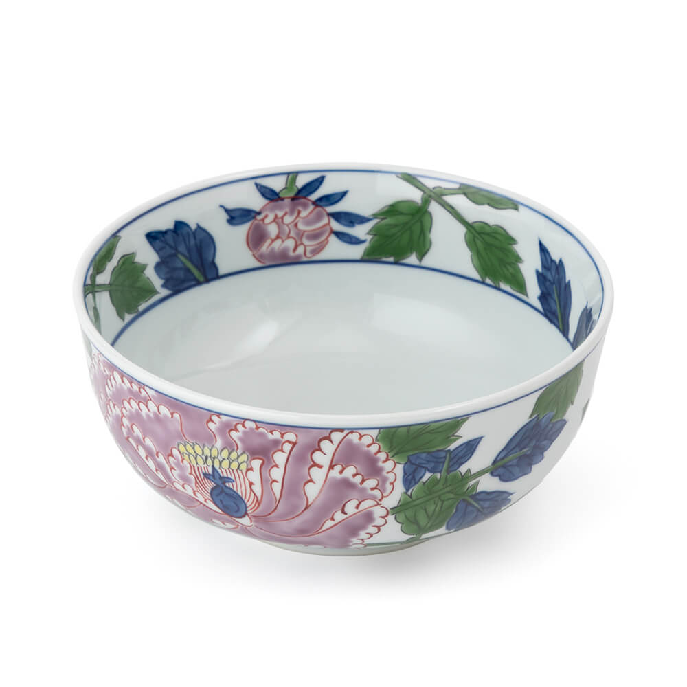 源右衛門 染付梅地紋 麺鉢 大 2個 未使用 箱入り 染付梅地紋 麺鉢（大