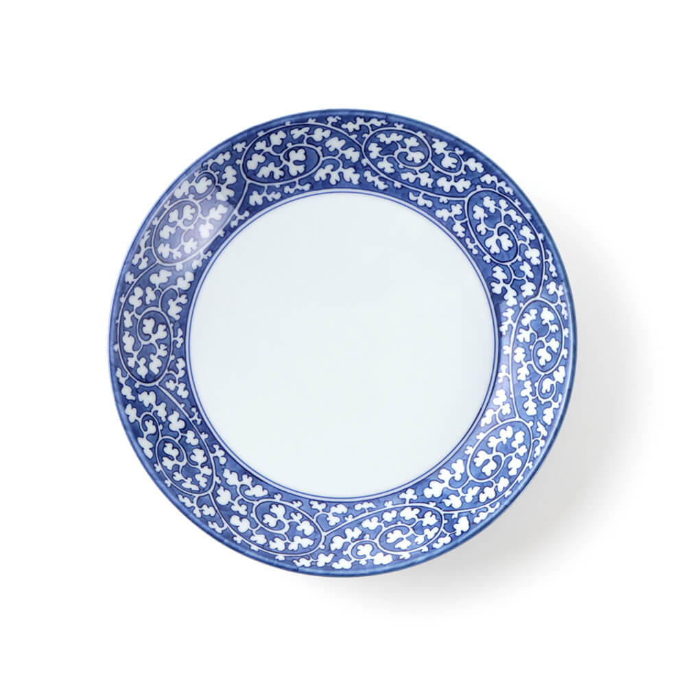 染付唐草濃 深皿 ｜ 有田焼の源右衛門窯公式オンラインショップ