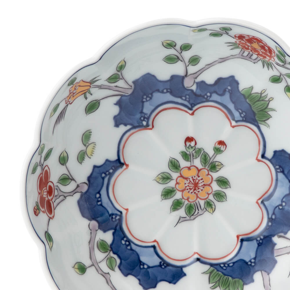 染錦草花文 鉢 ｜ 有田焼の源右衛門窯公式オンラインショップ