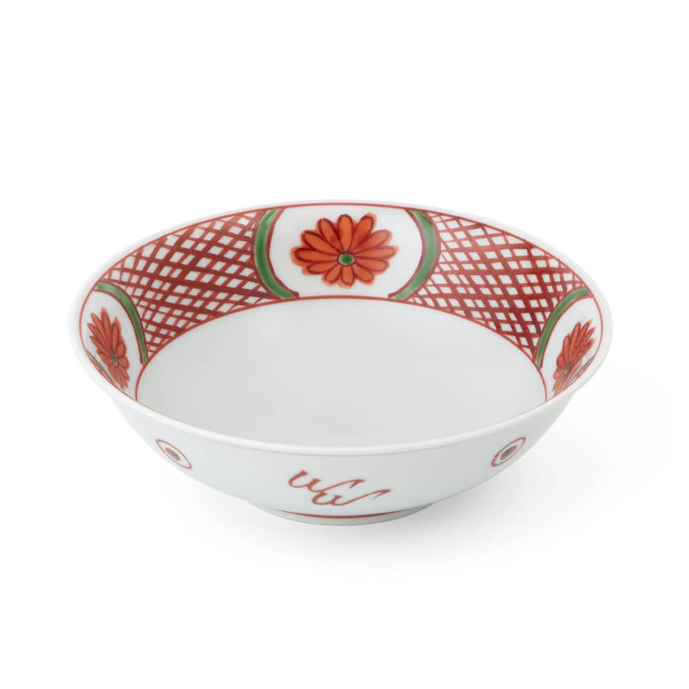 赤絵菊絵 鉢 ｜ 有田焼の源右衛門窯公式オンラインショップ