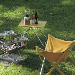 自然大好き！ニッチ・リッチ・キャッチ テーブル スノーピーク My