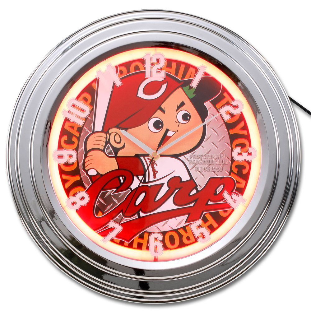 LEDネオンクロック | 商品詳細 - 広島東洋カープオフィシャルグッズ