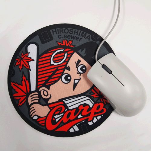 ご当地マンホールマウスパッド | 商品詳細 - 広島東洋カープ