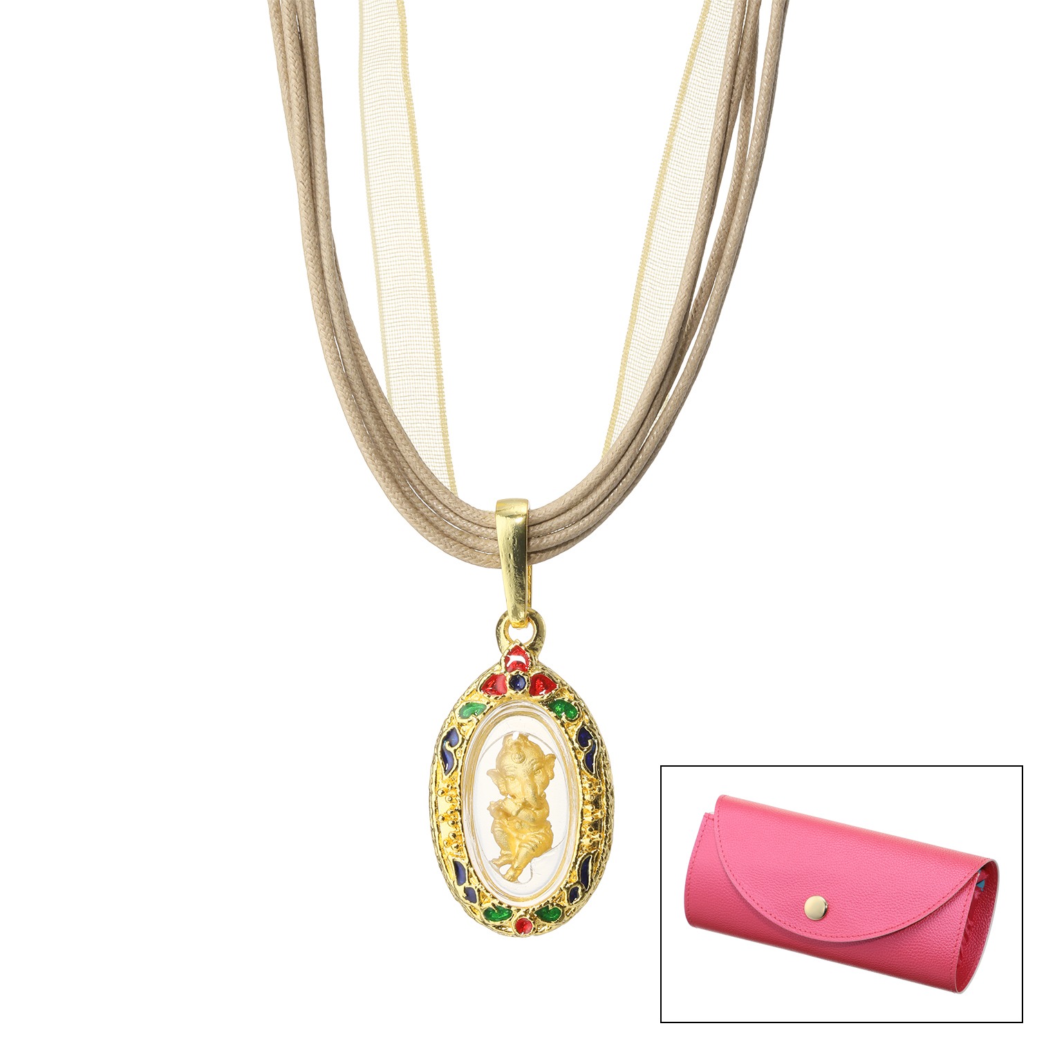 プラピカネ ペンダント 笛吹きベイビーピカネ ＜金財・吉祥万倍