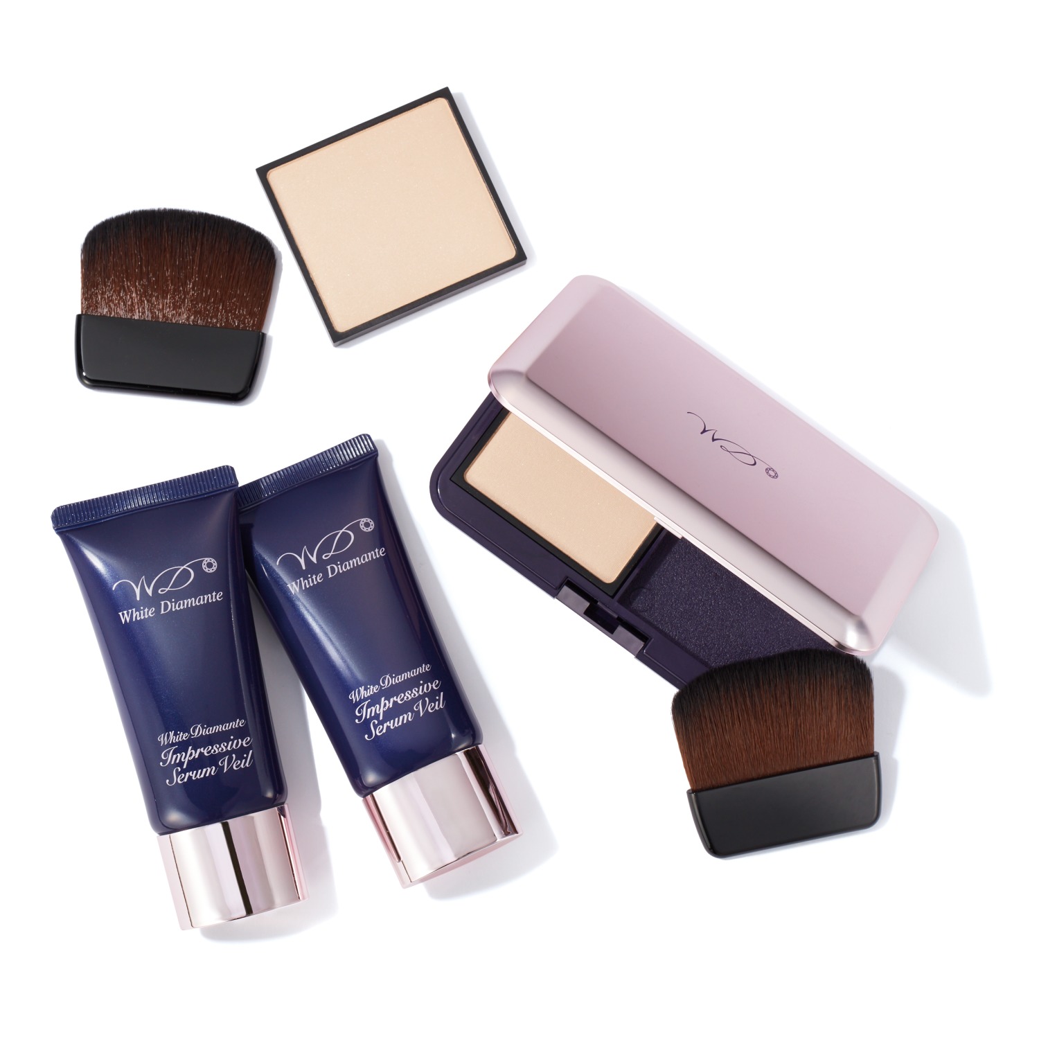 ホワイトディアマンテ インプレッシブ 化粧下地2本＆ファンデーション