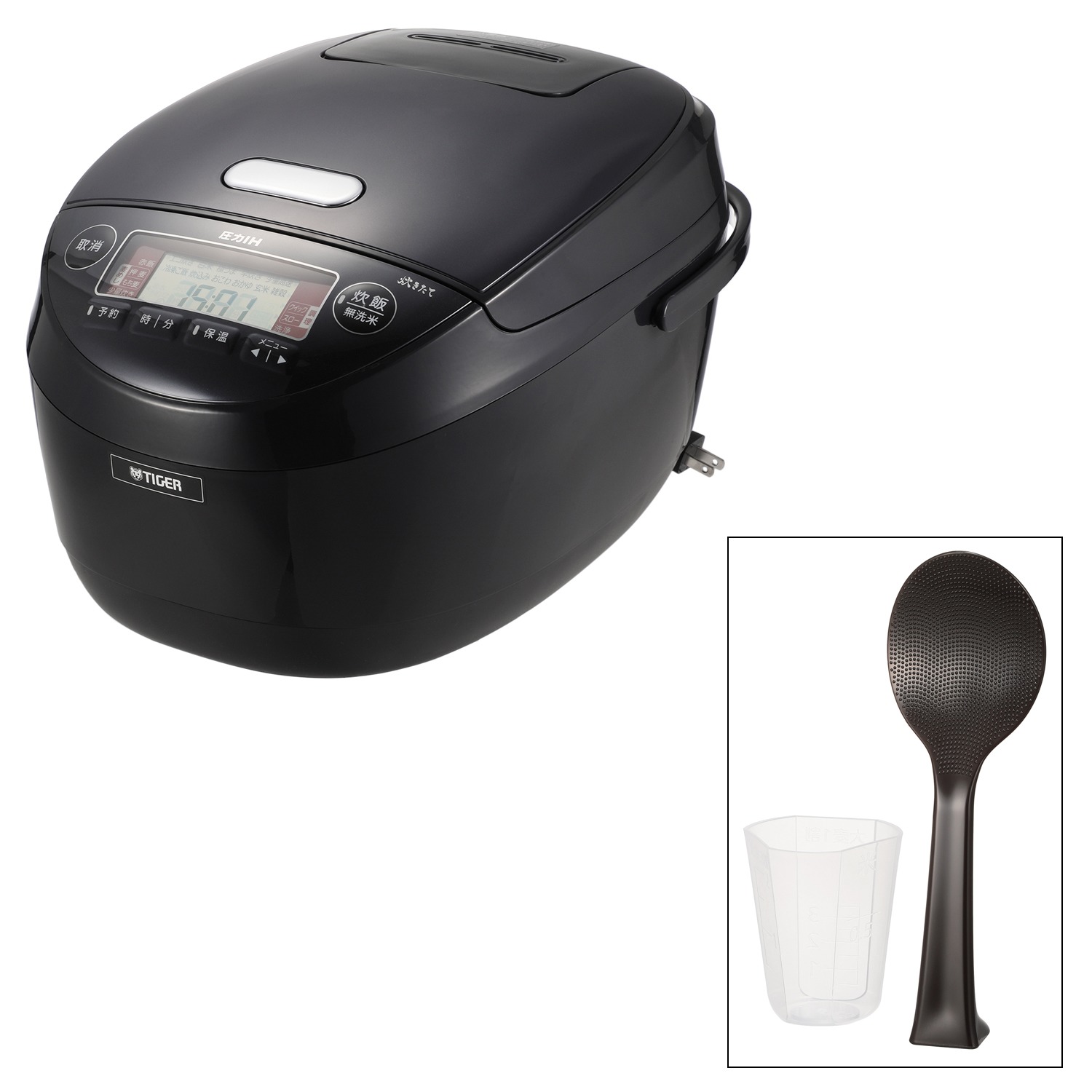 1升＞タイガー 土鍋コーティング 圧力IHジャー炊飯器 “炊きたて