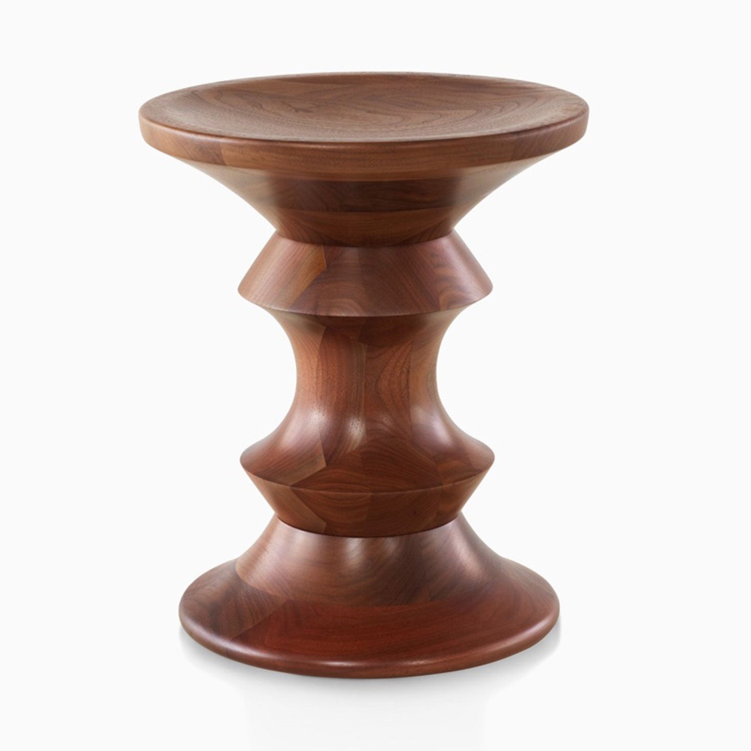 Herman Miller Eames Walnut Stool - Available at Grounded | Modern