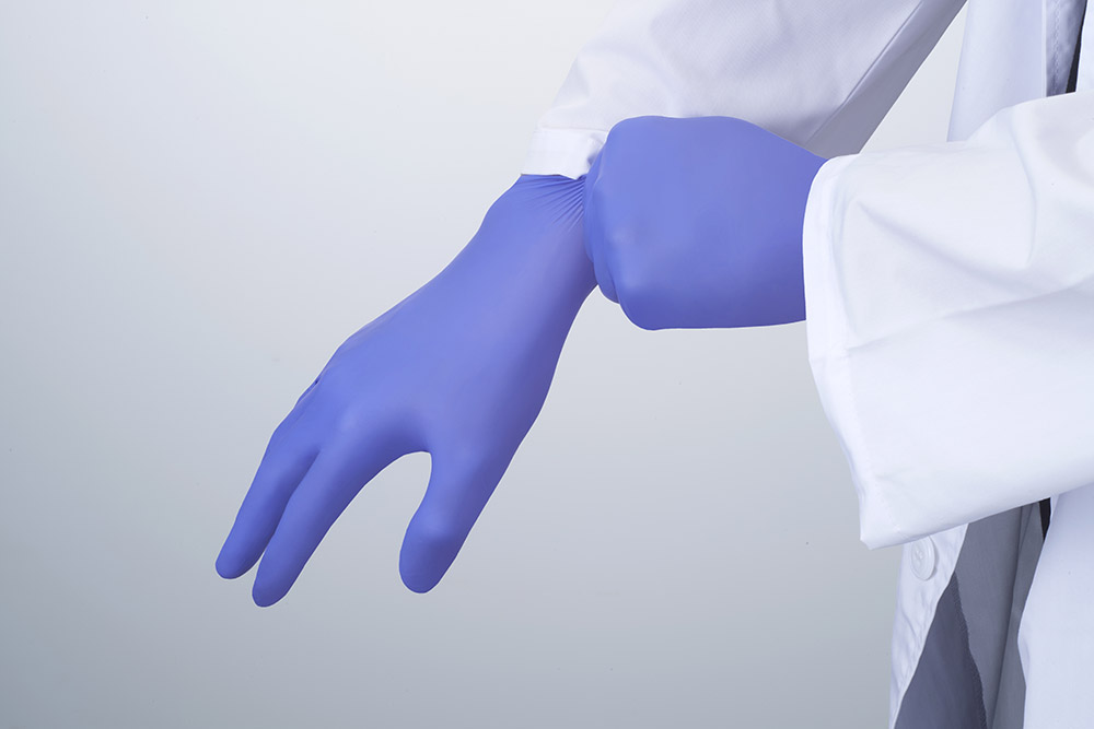 検査検診用ニトリル・ライトパープル MD890C 200枚 | SHOWA