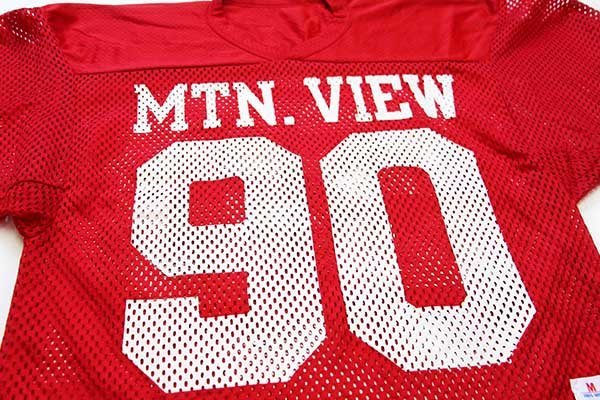 80s USA製 Championチャンピオン MTN.VIEW 90 ナンバリング ショート丈