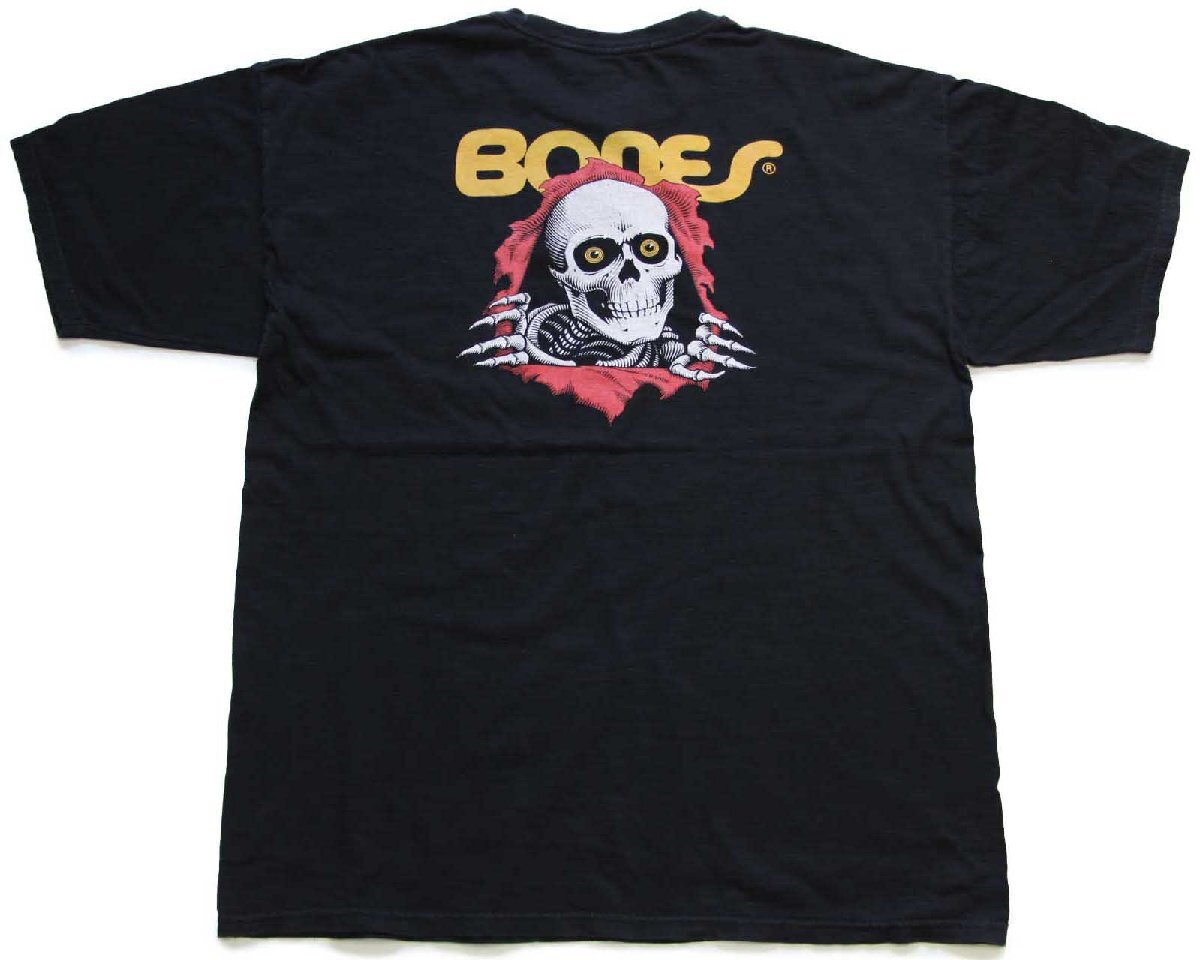 POWELL PERALTA パウエル ペラルタ BONES 覗きボーンズ コットンT