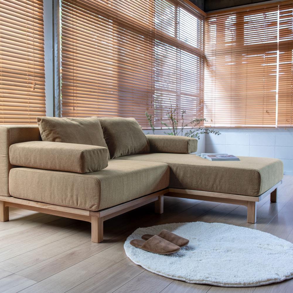 SIEVE】 レクト ユニットソファ ロング(ベージュ): SIEVE｜SIEVE