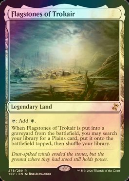 FOIL] トロウケアの敷石/Flagstones of Trokair 【英語版】 [TSR-土地R