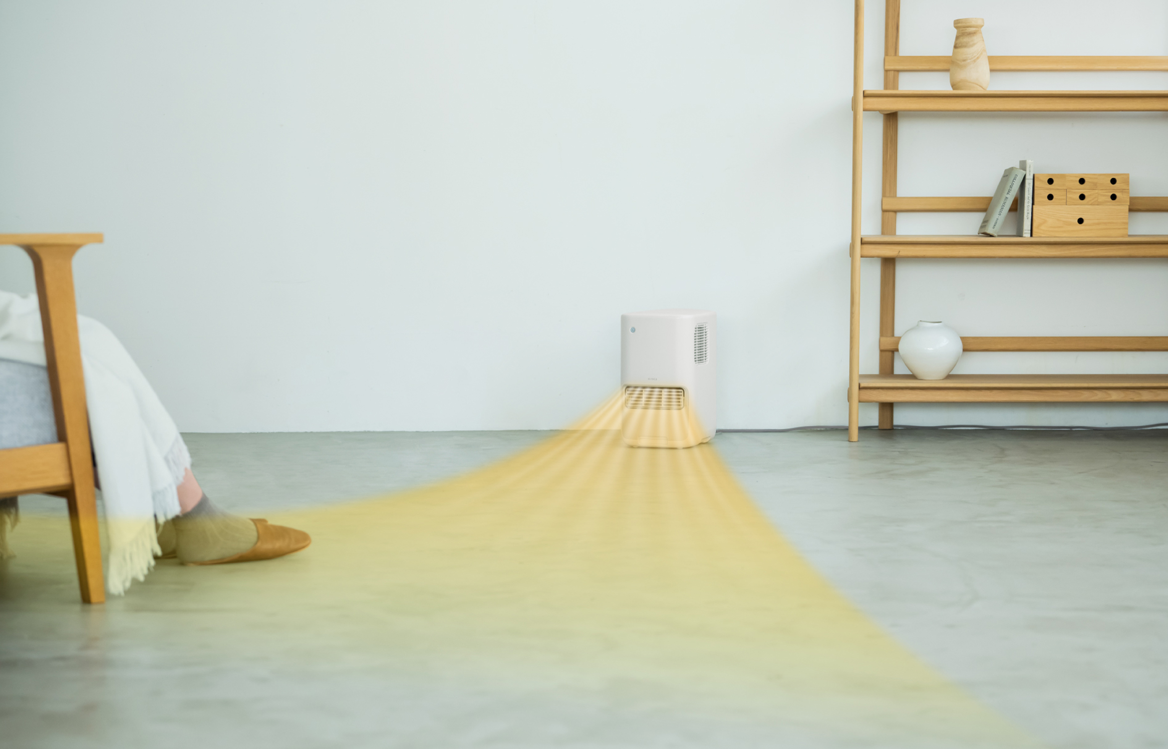 加湿機能付き セラミックファンヒーター ポカプラス - シロカ株式会社