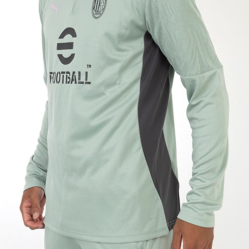 24-25 ACミラン トレーニング1/4ジップトップ／サッカーショップKAMO