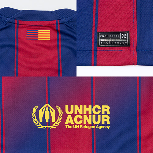 ジュニア 25-26 バルセロナ HOME ユニフォーム／サッカーショップKAMO