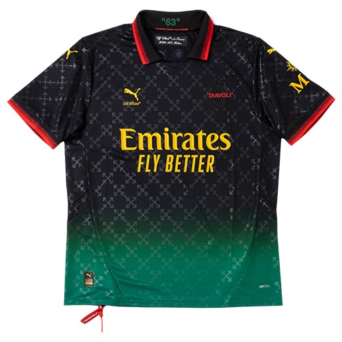 24-25 ACミラン×Off-White 4th ユニフォーム／サッカーショップKAMO