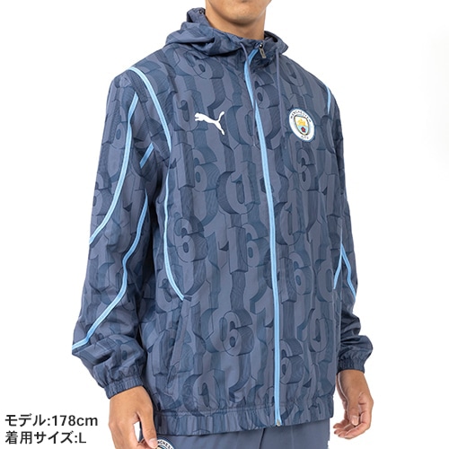 24-25 マンチェスター・シティ プレマッチウーブンジャケット