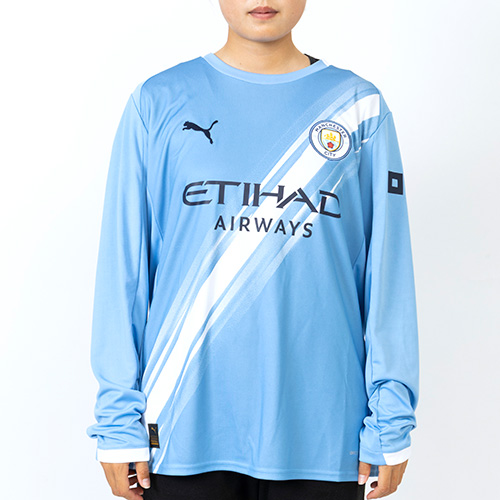 25-26 マンチェスター・シティ HOME 長袖ユニフォーム／サッカー