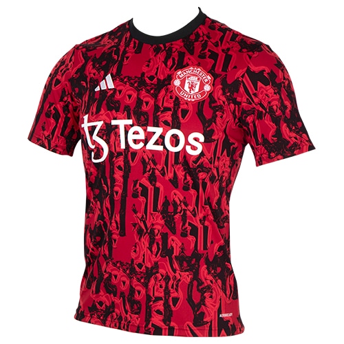 23-24 マンチェスター・ユナイテッド プレマッチシャツ／サッカー