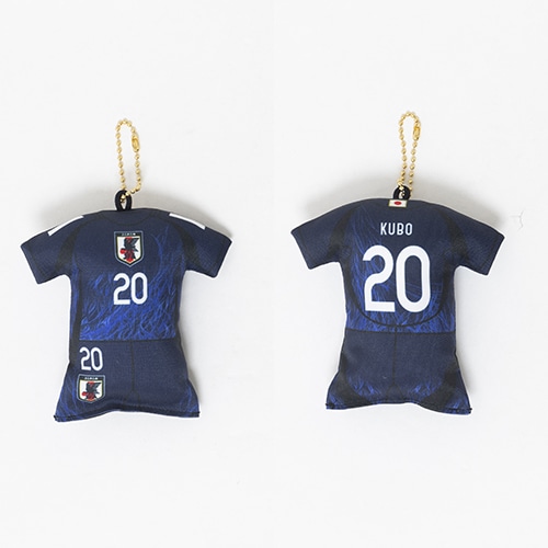 プレーヤーズユニ型クッションキーホルダー2024 久保建英／サッカー