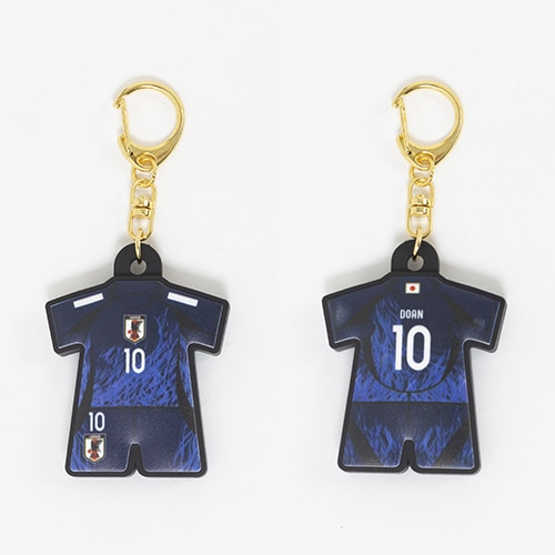 プレーヤーズユニ型ラバーキーホルダー2024 堂安律／サッカーショップKAMO