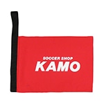 ジュニア KAMOオリジナル シューズケース えんじ×金／サッカーショップKAMO