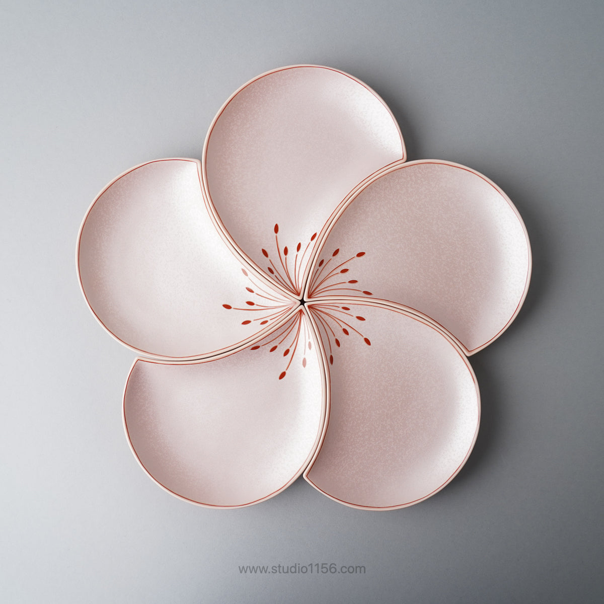 有田焼 梅花びら型 銘々皿 13.5cm幸楽窯の通販｜Studio1156 – 【公式