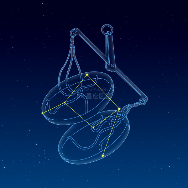 てんびん座（天秤座）｜やさしい88星座図鑑