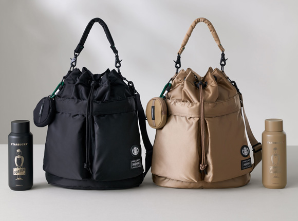 PORTER + STARBUCKS®」“マイボトルともっとお出かけしたくなる