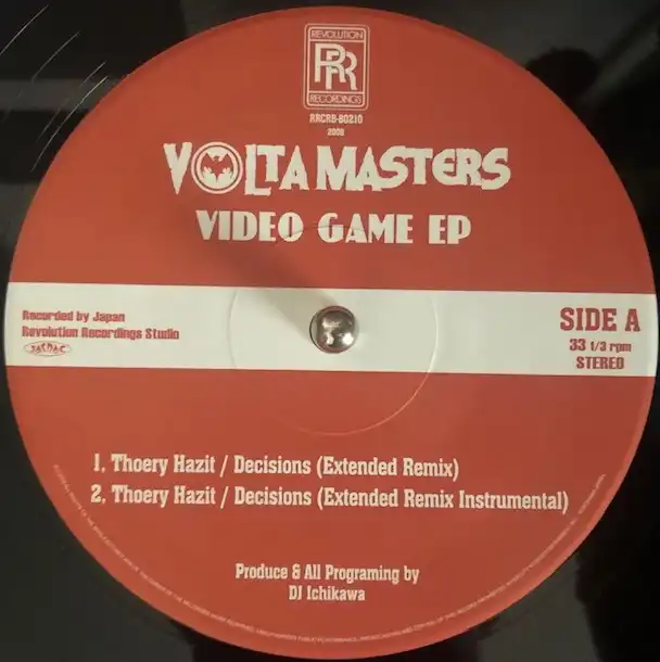 VOLTA MASTERS / VIDEO GAME EP [12inch - RRCRB-80210]：JAPANESE