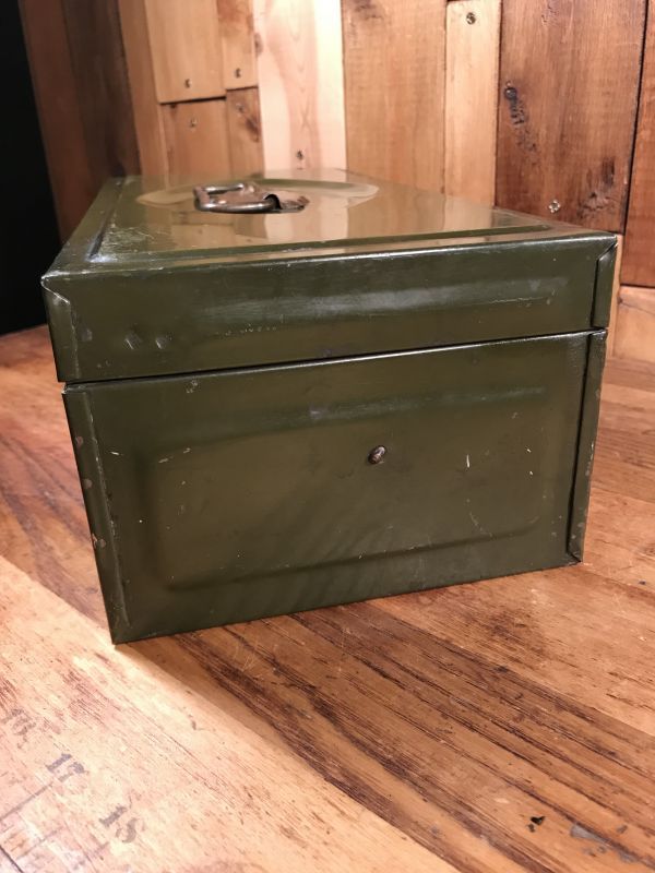 Union Utility Chest Army Green Metal Tool Box ユニオン