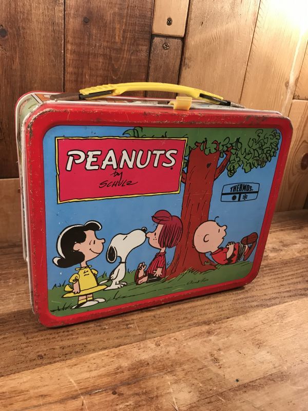 Thermos Peanuts Snoopy Metal Lunch Box スヌーピー ビンテージ