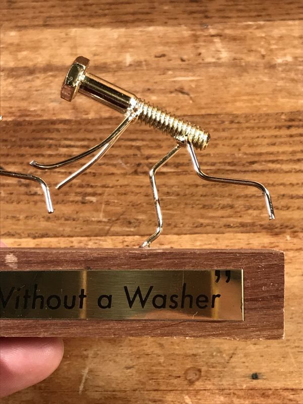 No! Not Without a Washer” Display Figurines ノットウィズアウトア