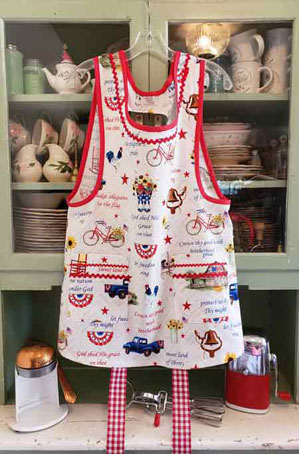 Retro aprons Grandma old fashioned aprons Natural heating pad