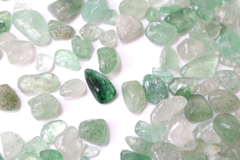 さざれ グリーンストロベリークォーツ オリジナルパッケージ付 約100g