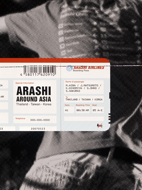 ARASHI AROUND ASIA Thailand-Taiwan-Korea｜嵐｜Storm Labels